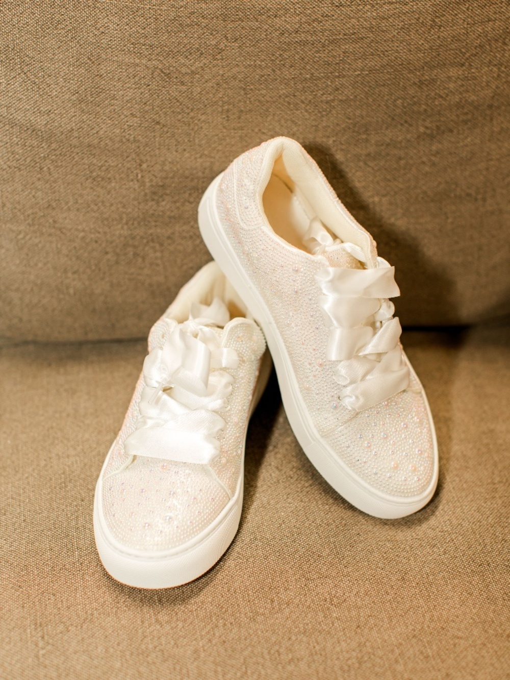 Bedazzled Bridal Sneakers